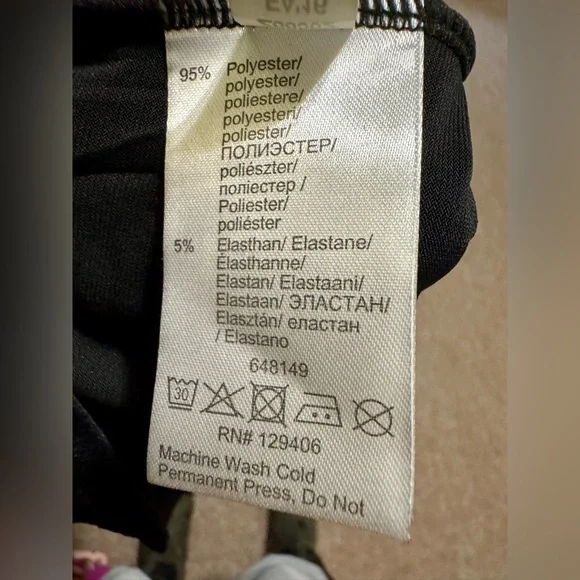 Venus Hi-Low Maxi Dress in black, size XS - Picture 5 of 6